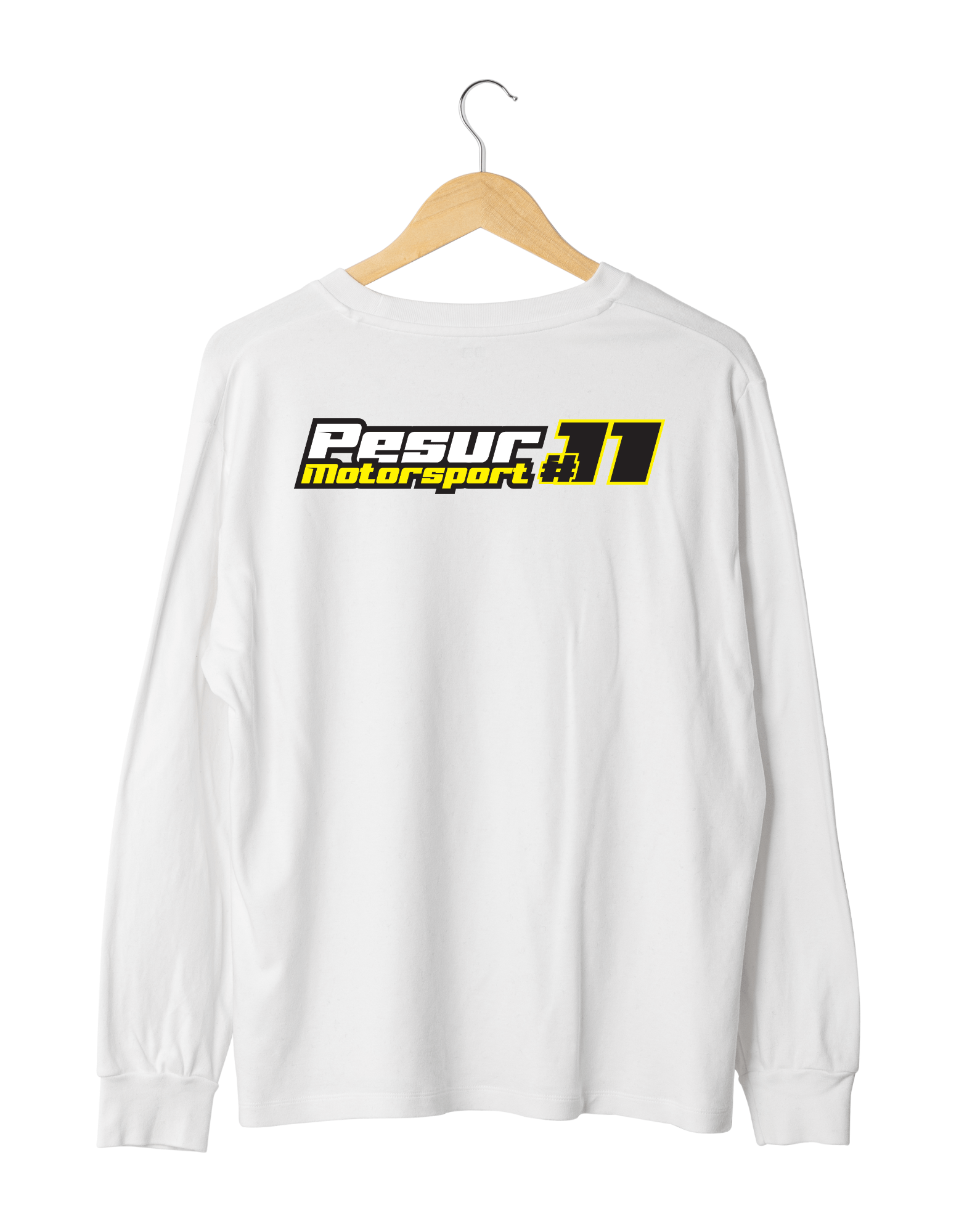 Crewneck “Drifting & Racing” | Unisex | White - Pesur Motorsport